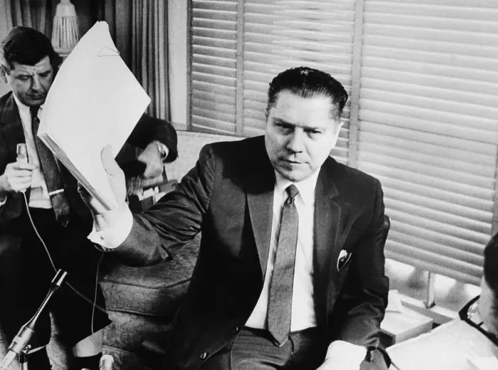 Framed Print : Jimmy Hoffa Waving Contract Framed Print : Jimmy Hoffa Waving Contract
