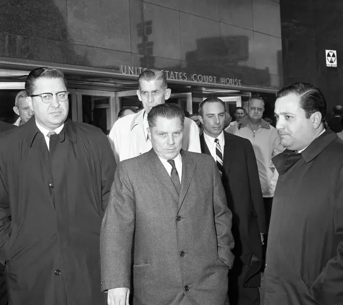 Framed Print : Jimmy Hoffa with William Bufilano and Ewing King Framed Print : Jimmy Hoffa with William Bufilano and Ewing King