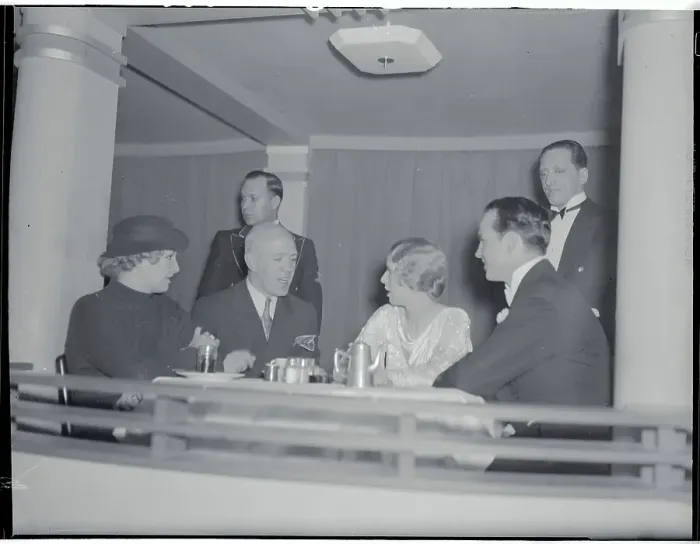 Framed Print : Jimmy McHugh Chatting with Colleagues Framed Print : Jimmy McHugh Chatting with Colleagues
