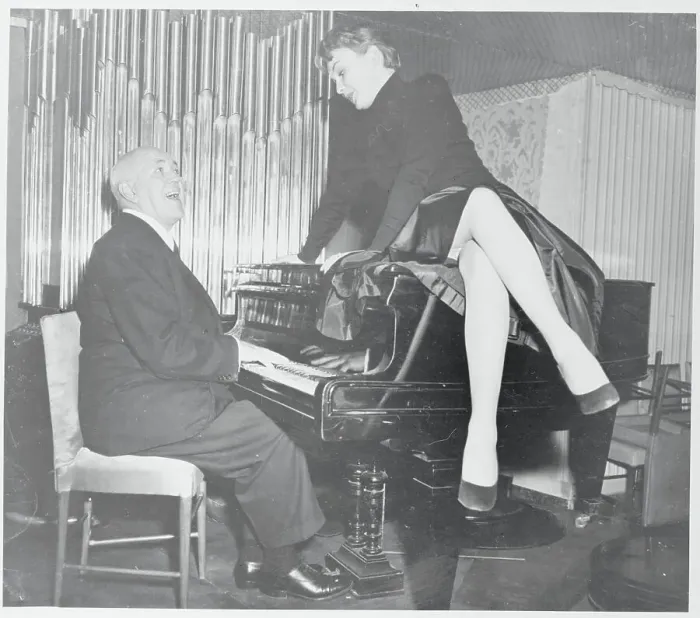 Framed Print : Jimmy McHugh Playing the Piano