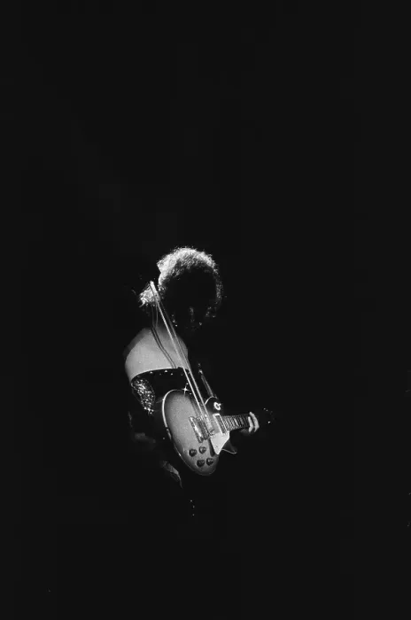 Framed Print : Jimmy Page At The Forum Framed Print : Jimmy Page At The Forum