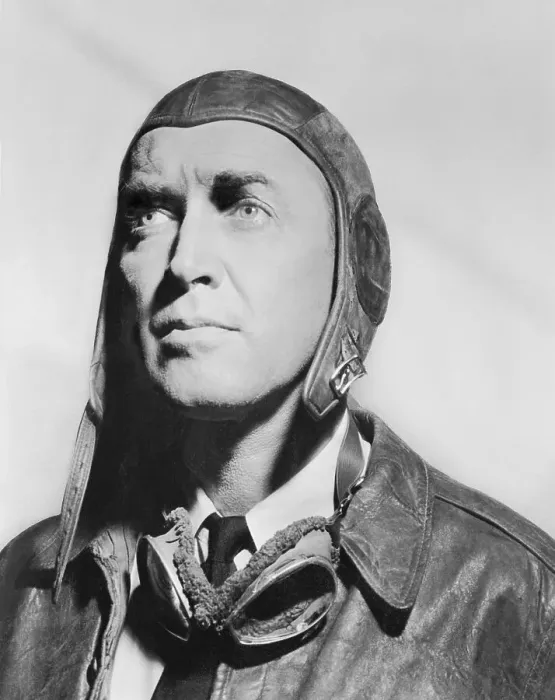 Framed Print : Jimmy Stewart Wearing Aviator Attire Framed Print : Jimmy Stewart Wearing Aviator Attire
