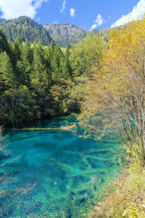 Framed Print : Jiuzhaigou NP - Colorful Lake