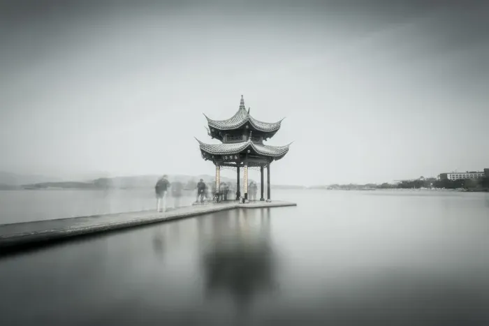 Framed Print : Jixian Pavilion of Hangzhou West Lake Framed Print : Jixian Pavilion of Hangzhou West Lake
