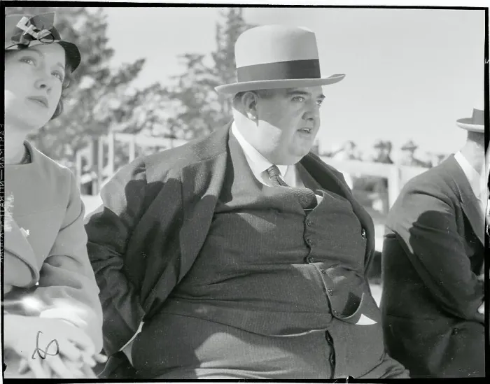 Framed Print : J.L. Comiskey Observing Baseball Practice
