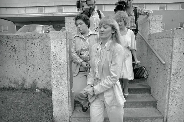 Framed Print : Jo Ann Harrelson Being Arrested Framed Print : Jo Ann Harrelson Being Arrested