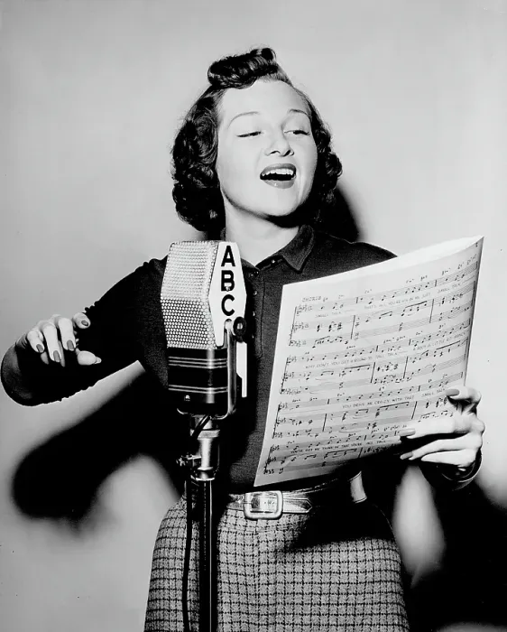 Framed Print : Jo Stafford Recording Framed Print : Jo Stafford Recording