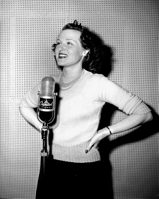 Framed Print : Jo Stafford Recording Framed Print : Jo Stafford Recording