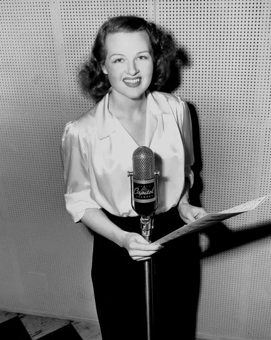 Framed Print : Jo Stafford Recording Framed Print : Jo Stafford Recording