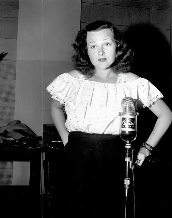 Framed Print : Jo Stafford Recording Framed Print : Jo Stafford Recording