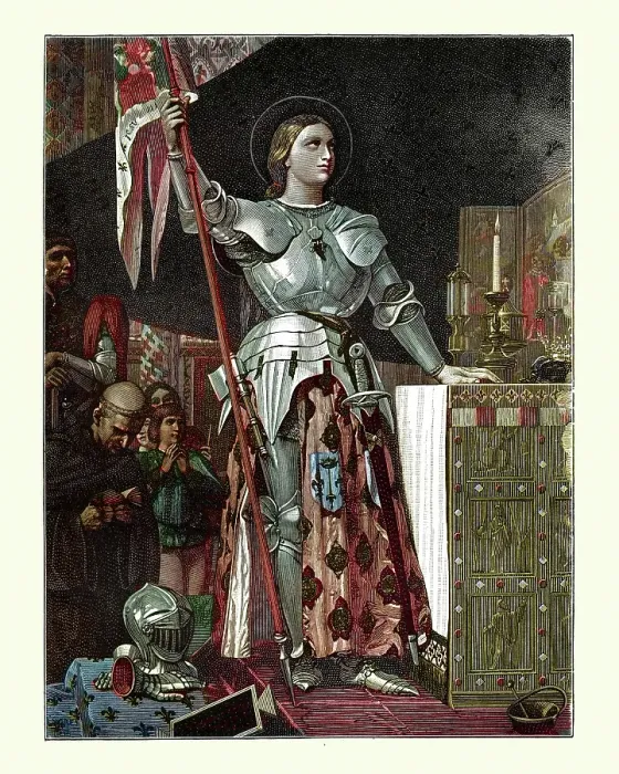 Framed Print : Joan of Arc at the Coronation of Charles VII Framed Print : Joan of Arc at the Coronation of Charles VII
