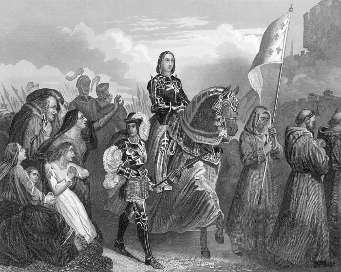Framed Print : Joan of Arc Entering Orleans Framed Print : Joan of Arc Entering Orleans