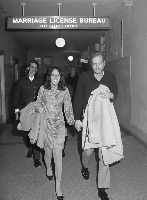 Framed Print : Joan Baez and David Harris Framed Print : Joan Baez and David Harris