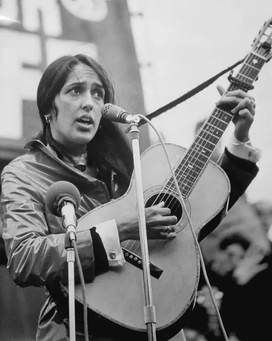 Framed Print : Joan Baez Performing Framed Print : Joan Baez Performing