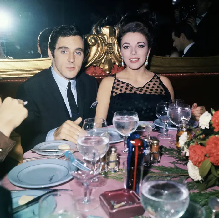 Framed Print : Joan Collins and Husband Anthony Newley