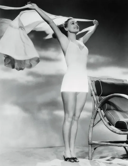 Framed Print : Joan Crawford In Bathing Suit Framed Print : Joan Crawford In Bathing Suit