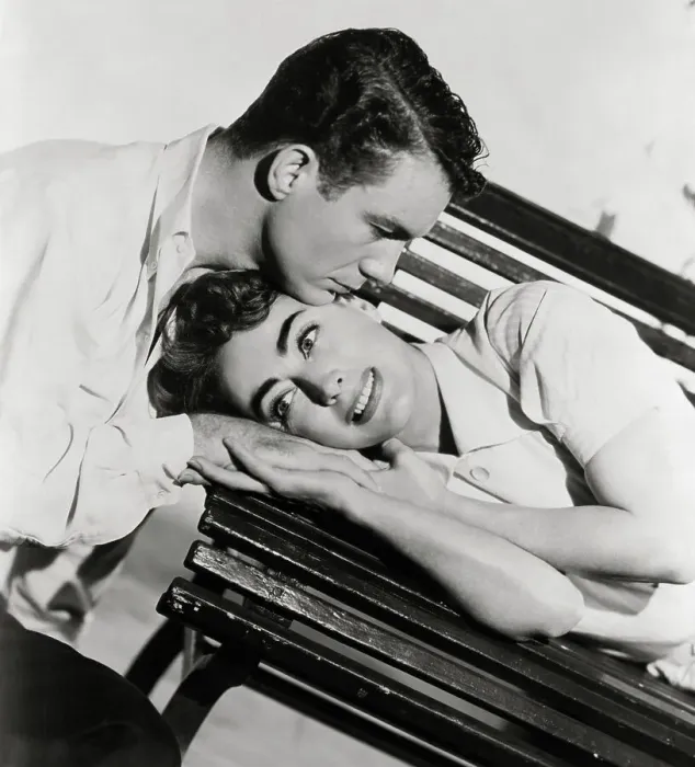 Framed Print : Joan Crawford and Cliff Robertson
