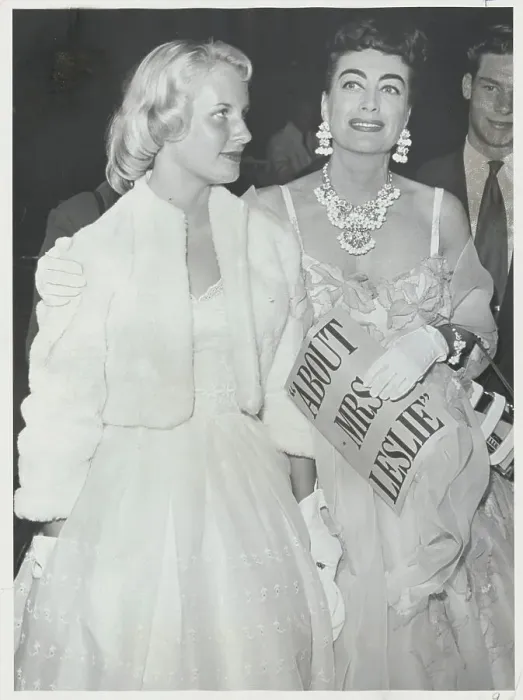 Framed Print : Joan Crawford Escorting Christian Crawford Framed Print : Joan Crawford Escorting Christian Crawford