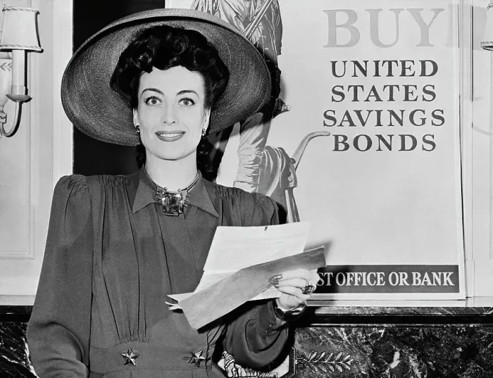 Framed Print : Joan Crawford Participating in War Bond Drive Framed Print : Joan Crawford Participating in War Bond Drive