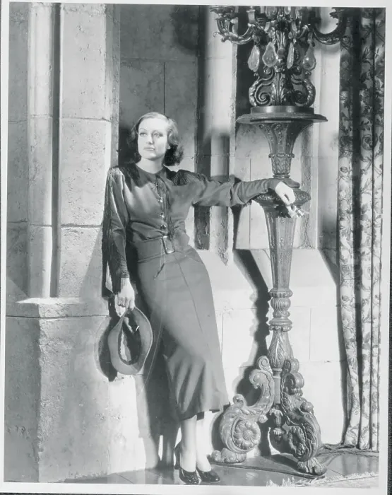 Framed Print : Joan Crawford Posing in Sports Dress Framed Print : Joan Crawford Posing in Sports Dress