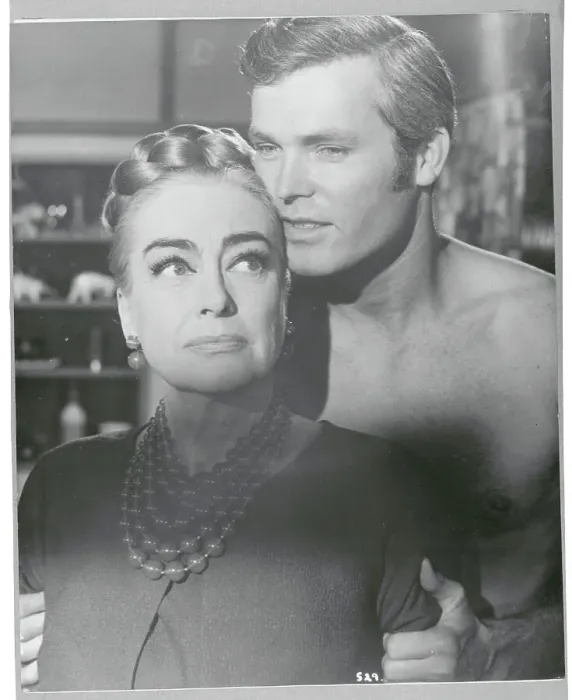 Framed Print : Joan Crawford and Ty Hardin