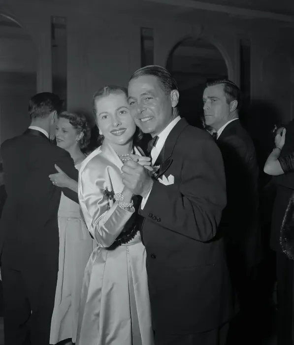 Framed Print : Joan Fontaine Dancing With Her Husband Framed Print : Joan Fontaine Dancing With Her Husband