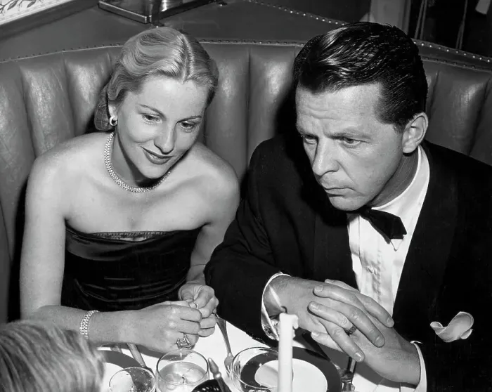 Framed Print : Joan Fontaine with Husband William Dozier