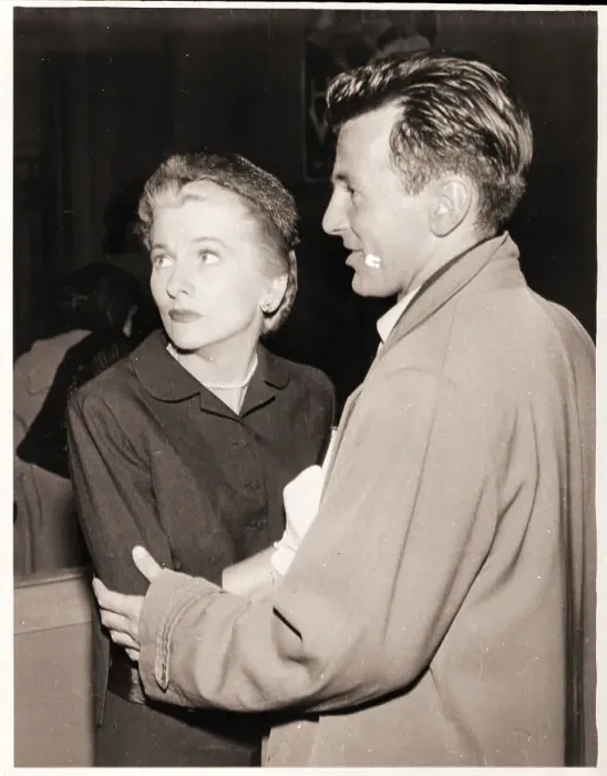 : Joan Fontaine and Maximilian Schell : Joan Fontaine and Maximilian Schell