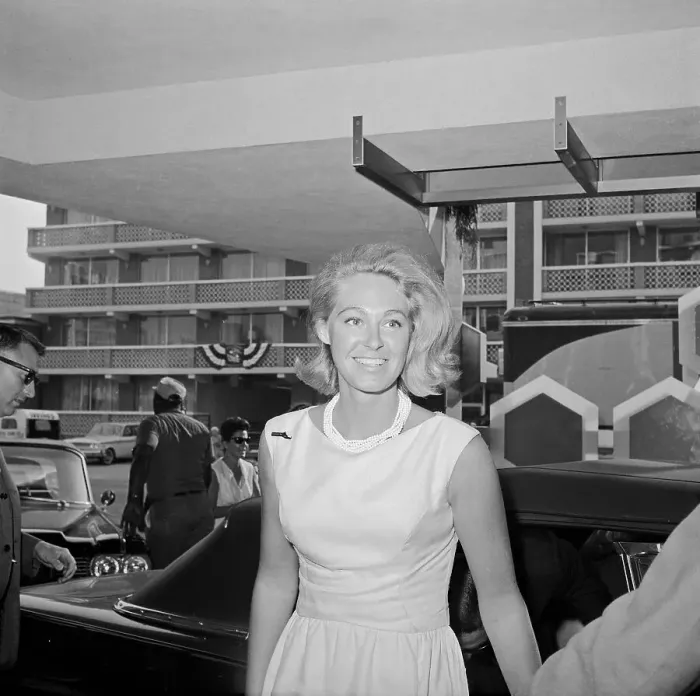 Framed Print : Joan Kennedy Arriving at Hospital Framed Print : Joan Kennedy Arriving at Hospital