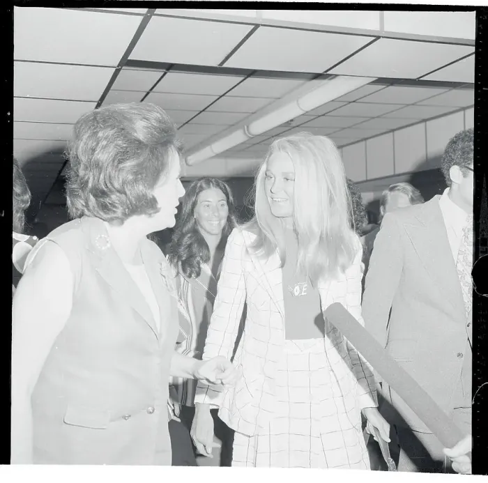 Framed Print : Joan Kennedy Smiling Framed Print : Joan Kennedy Smiling