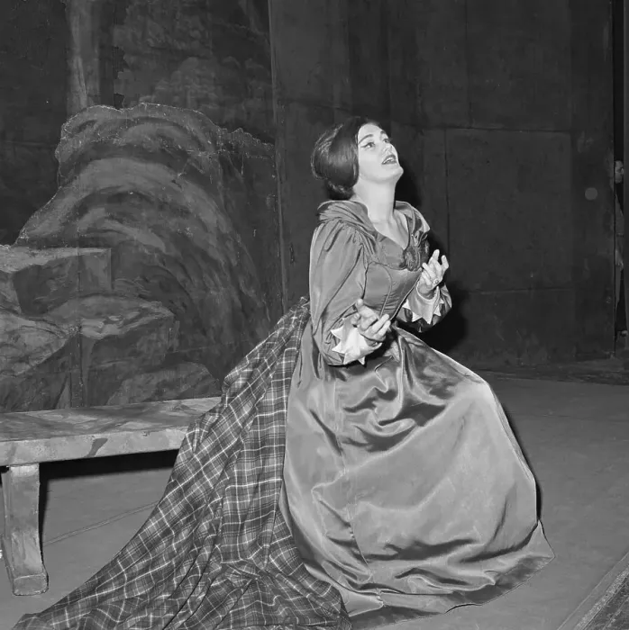 Framed Print : Joan Sutherland Singing During Rehearsal Framed Print : Joan Sutherland Singing During Rehearsal