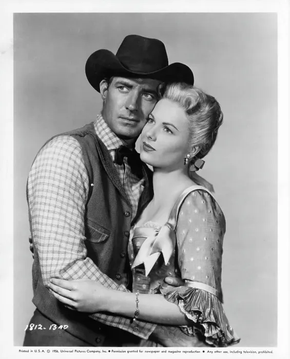 Framed Print : Jock Mahoney And Martha Hyer In Showdown At Abilene Framed Print : Jock Mahoney And Martha Hyer In Showdown At Abilene