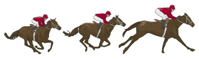 Framed Print : Jockey gallopping Framed Print : Jockey gallopping