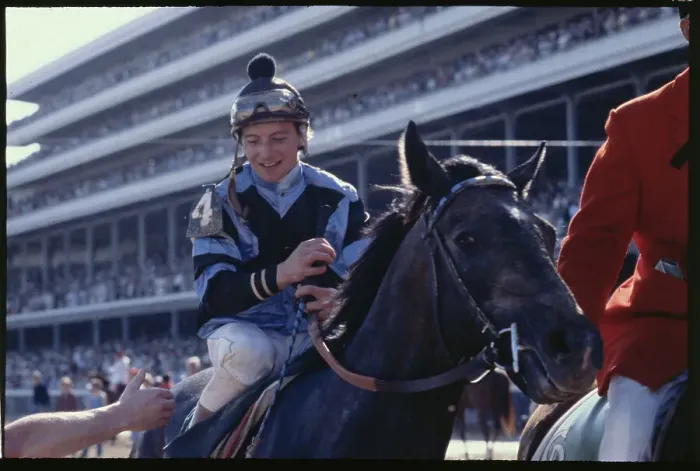 Framed Print : Jockey Ronnie Franklin on Spectacular Bid Framed Print : Jockey Ronnie Franklin on Spectacular Bid
