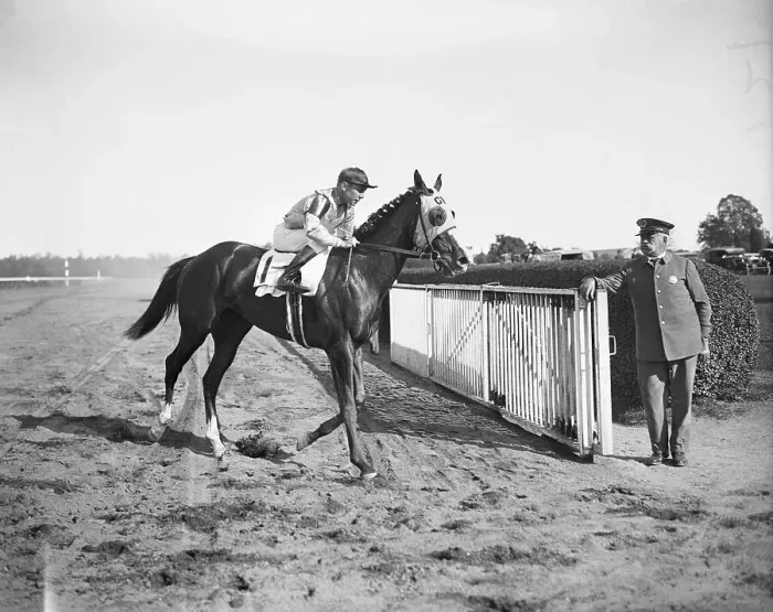 Framed Print : Jockey Sonny Workman Riding Top Flight After a Win Framed Print : Jockey Sonny Workman Riding Top Flight After a Win