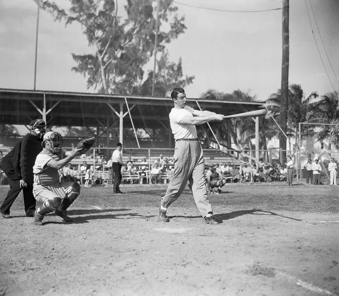 Framed Print : Joe DiMaggio at Benefit Game Framed Print : Joe DiMaggio at Benefit Game