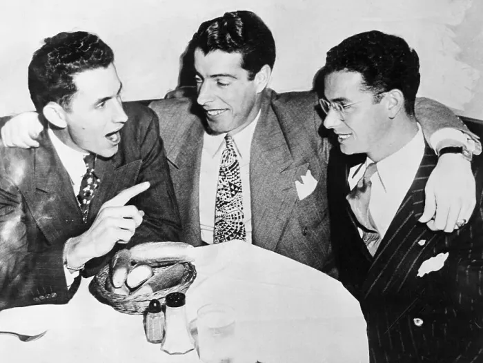 Framed Print : Joe DiMaggio with Brothers Vince and Dominick at Their Fisherman Wharf Framed Print : Joe DiMaggio with Brothers Vince and Dominick at Their Fisherman Wharf