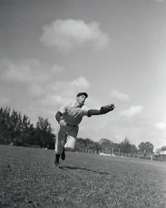 Framed Print : Joe DiMaggio Catching a Ball Framed Print : Joe DiMaggio Catching a Ball