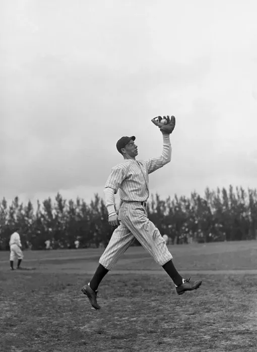 Framed Print : Joe Dimaggio Catching Ball in Spring Training Framed Print : Joe Dimaggio Catching Ball in Spring Training