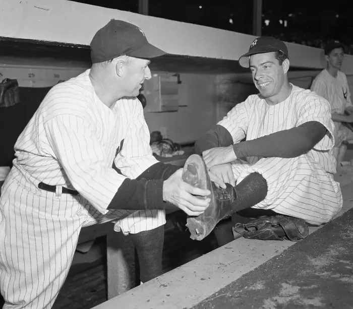 Framed Print : Joe DiMaggio with Chuck Dressen Framed Print : Joe DiMaggio with Chuck Dressen