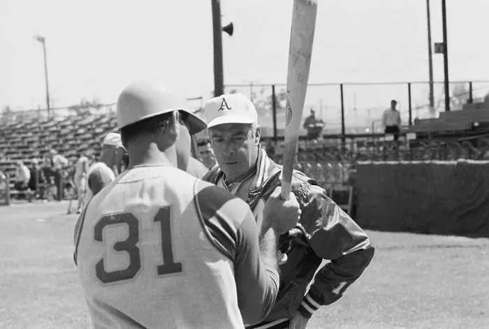 Framed Print : Joe DiMaggio Coaching Tony LaRussa Framed Print : Joe DiMaggio Coaching Tony LaRussa