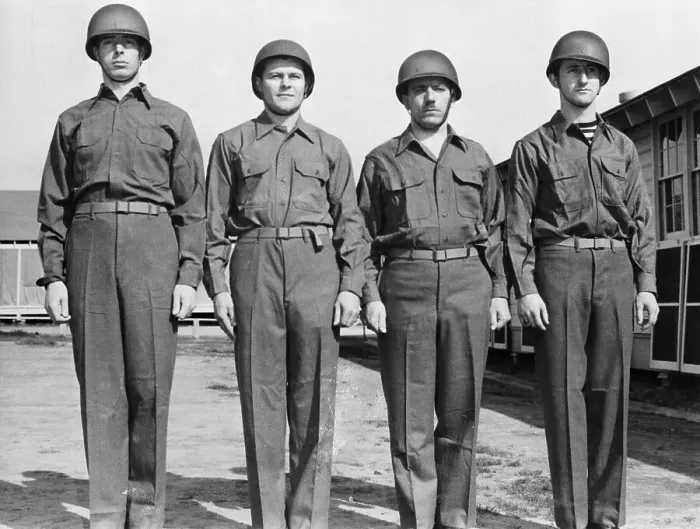 Framed Print : Joe Dimaggio First Day in Army Uniform Framed Print : Joe Dimaggio First Day in Army Uniform