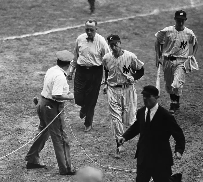 Framed Print : Joe DiMaggio after Game-Winning Hit Framed Print : Joe DiMaggio after Game-Winning Hit