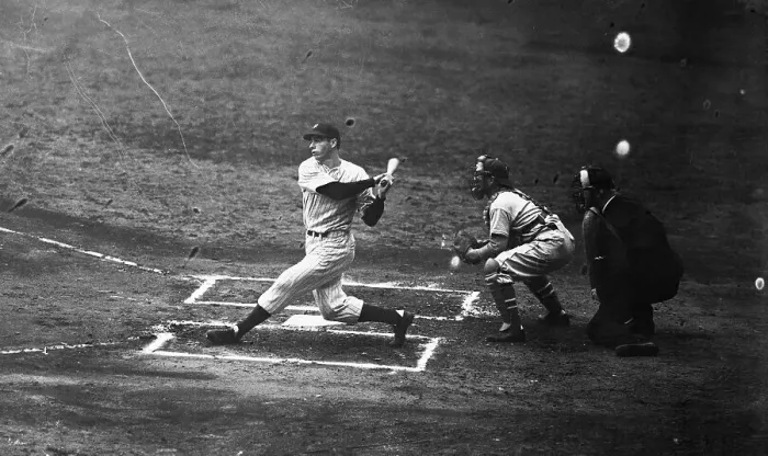 Framed Print : Joe DiMaggio Hitting Ball Framed Print : Joe DiMaggio Hitting Ball