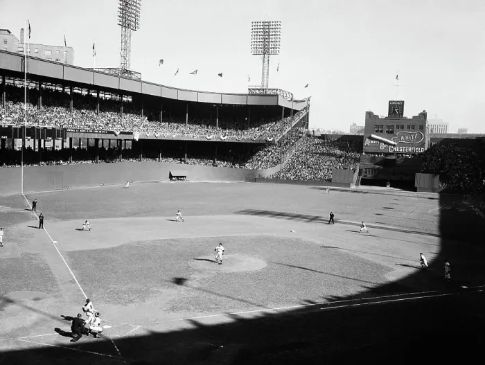 Framed Print : Joe Dimaggio Hitting Two-Run Homer Framed Print : Joe Dimaggio Hitting Two-Run Homer