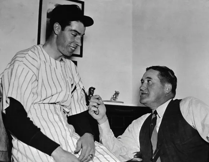 Framed Print : Joe DiMaggio and Joe McCarthy