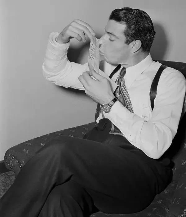 Framed Print : Joe DiMaggio Kissing Telegram Framed Print : Joe DiMaggio Kissing Telegram
