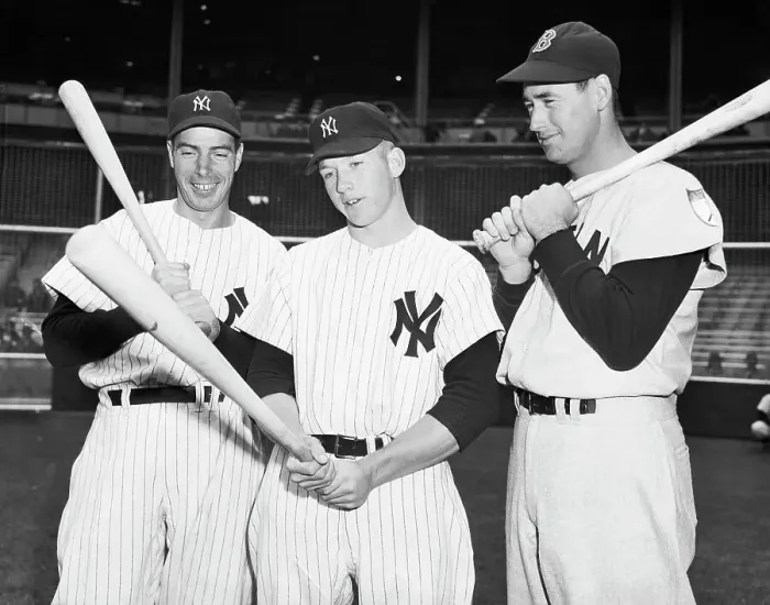Framed Print : Joe Dimaggio, Mickey Mantle And Ted Will Framed Print : Joe Dimaggio, Mickey Mantle And Ted Will