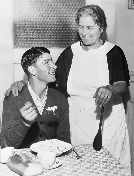 Framed Print : Joe DiMaggio and His Mother Rosalie Framed Print : Joe DiMaggio and His Mother Rosalie