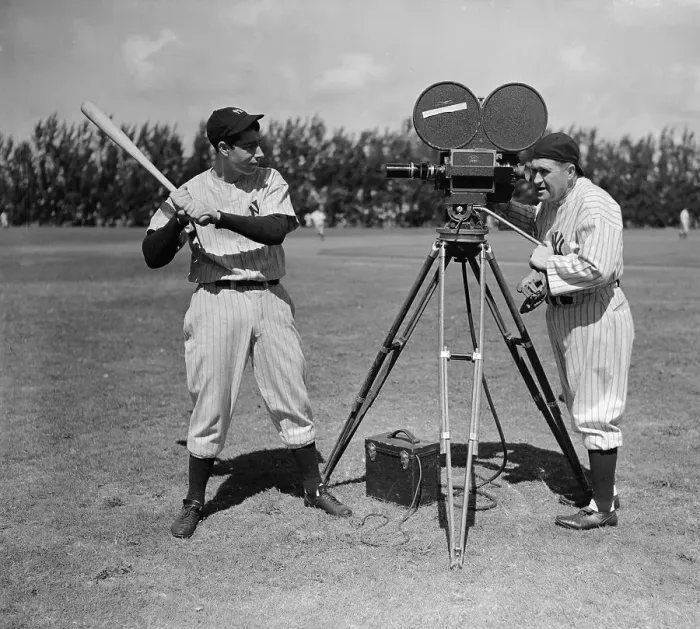 Framed Print : Joe DiMaggio Posing for Camera Framed Print : Joe DiMaggio Posing for Camera